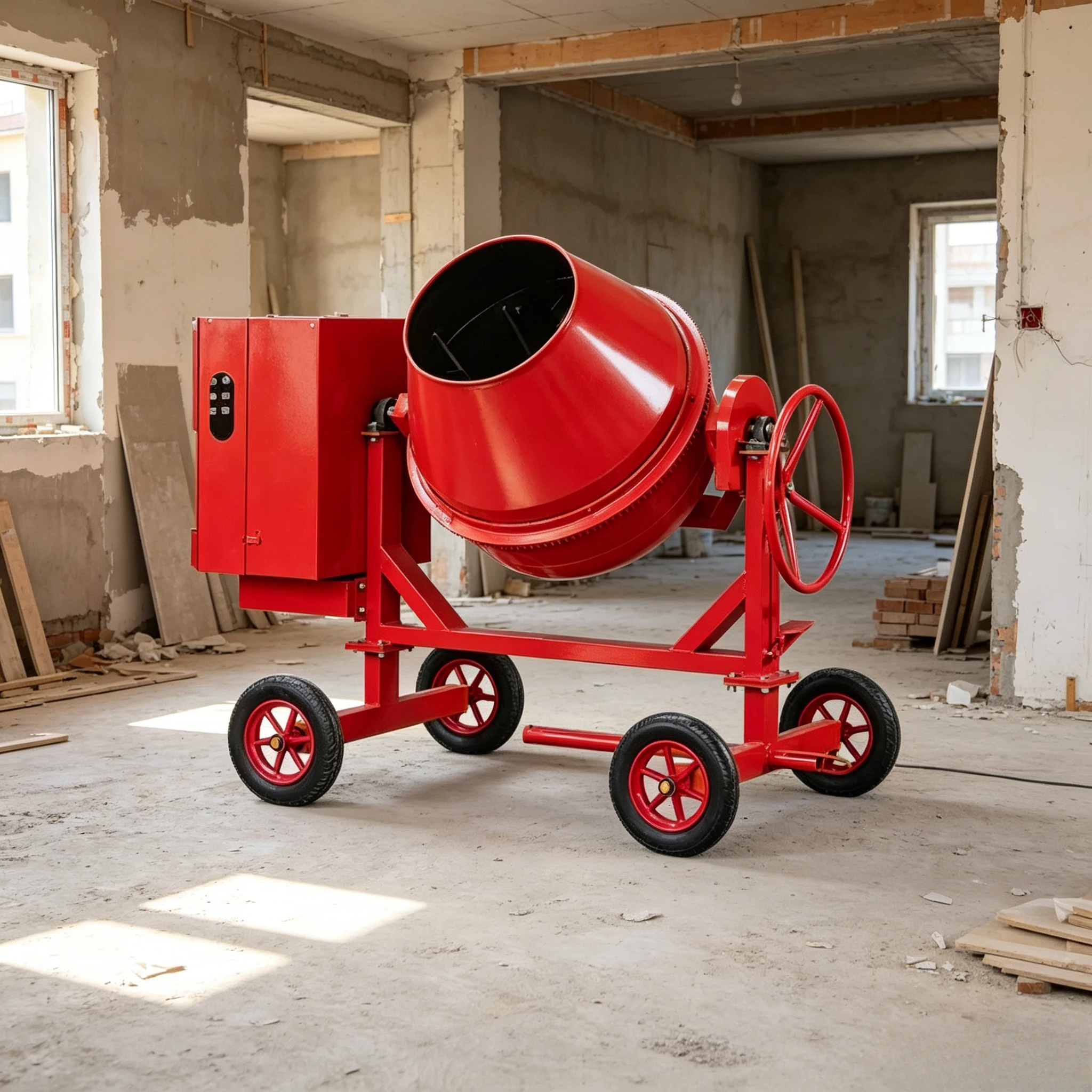 YG Customized Concrete Drum Mixer 6HP Air-Cooled Diesel Engine Easy Transport Move Strong Mixing Force High Efficiency 4-5m/h
YG Customized Concrete Drum Mixer 6HP Air-Cooled Diesel Engine Easy Transport Move Strong Mixing Force High Efficiency 4-5m/h