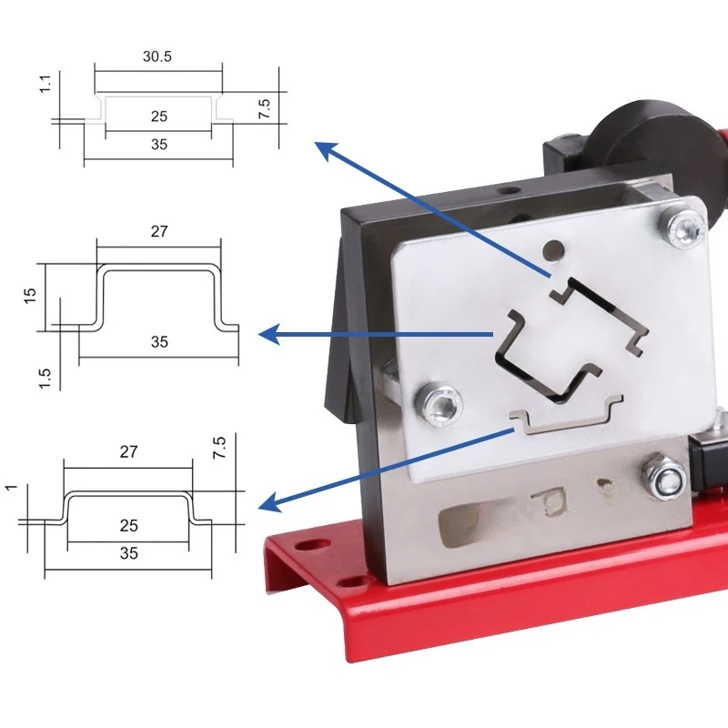 Steel and aluminum rail cutters 35x7.5mm 35x15mm rail cutters for easy cutting of measuring tables with a ruler
Steel and aluminum rail cutters 35x7.5mm 35x15mm rail cutters for easy cutting of measuring tables with a ruler