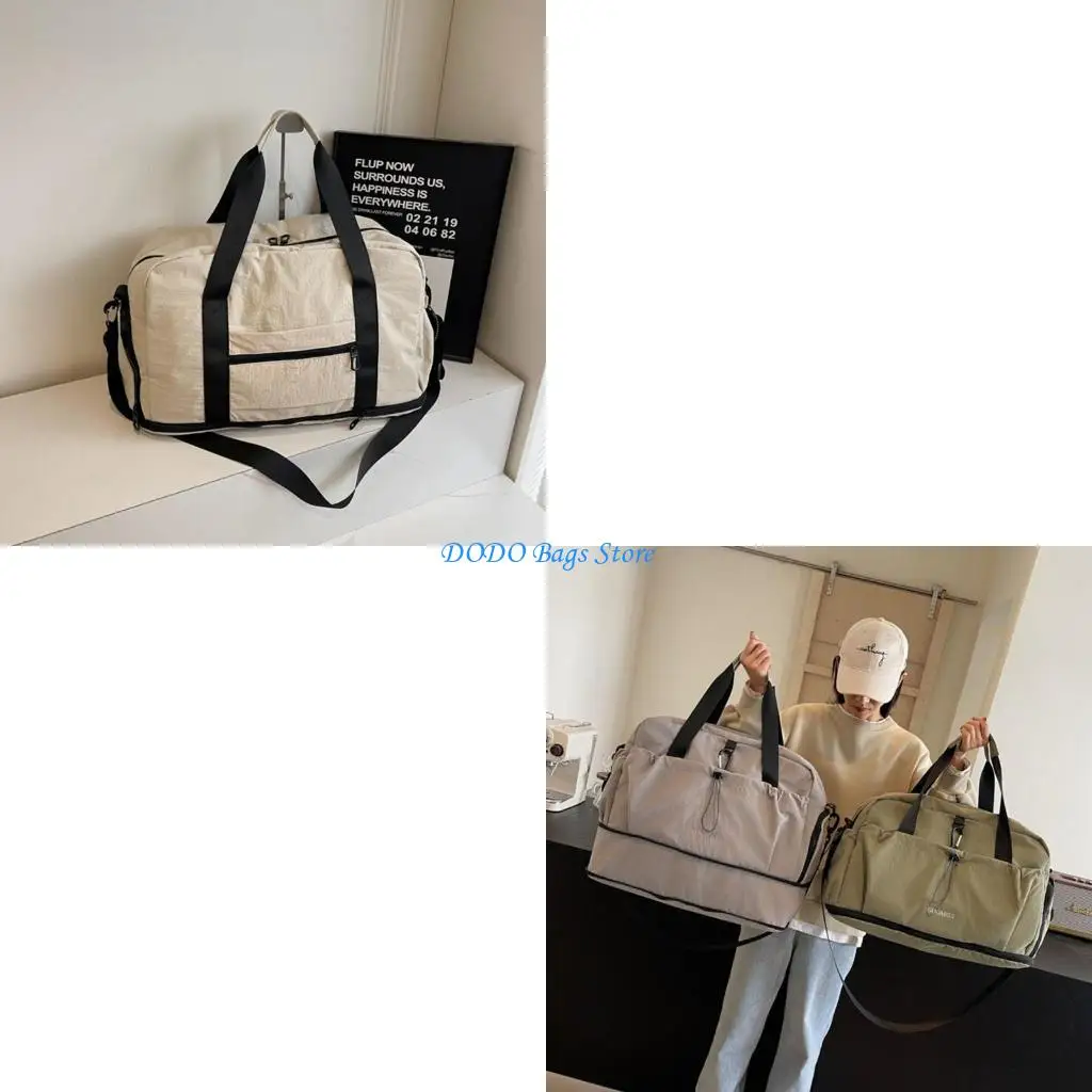 Водостойкая спортивная сумка с регулируемой вместимостью. Отдельные отделения для влажных полотенец, сухой одежды и предметов
Водостойкая спортивная сумка с регулируемой вместимостью. Отдельные отделения для влажных полотенец, сухой одежды и предметов