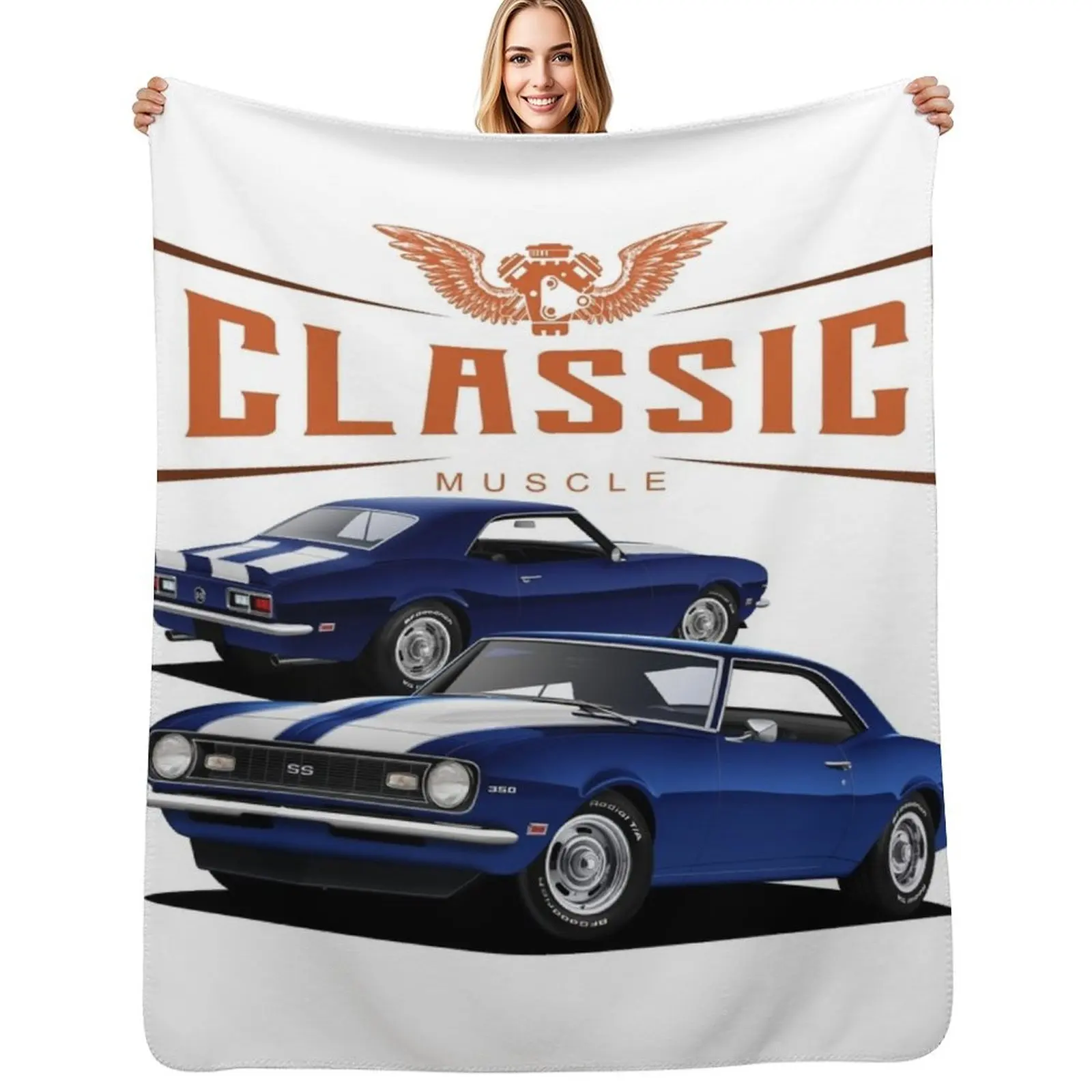 Classic Blue Camaro Throw Blanket Soft Solid Color Blanket for Couch Bed
Classic Blue Camaro Throw Blanket Soft Solid Color Blanket for Couch Bed