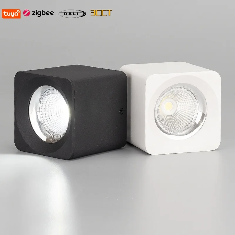 Square LED Ceiling Light Smart COB Spotlight zigbee dali Dimming 7W 12W Ra98 downlight 3CCT Aluminum AC110V 220V Indoor lighting
Square LED Ceiling Light Smart COB Spotlight zigbee dali Dimming 7W 12W Ra98 downlight 3CCT Aluminum AC110V 220V Indoor lighting