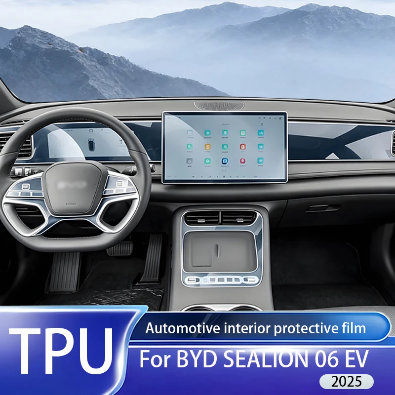 Fit for BYD SEALION 06 EV 2025 Clear TPU PPF Anti Scratch Console Dashboard Navigation Interior Repair Protective Sticker Kit
Fit for BYD SEALION 06 EV 2025 Clear TPU PPF Anti Scratch Console Dashboard Navigation Interior Repair Protective Sticker Kit