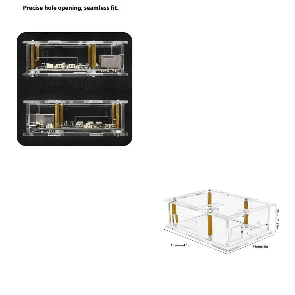 Y1UB High Transparent Acrylic Enclosure for ESP32 Development Board Industrial Protective Box Cooling Fan Easy Assembly
Y1UB High Transparent Acrylic Enclosure for ESP32 Development Board Industrial Protective Box Cooling Fan Easy Assembly