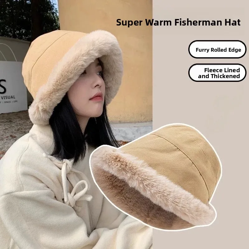 Thickened Fleece Winter Knit Fisherman Hat Women's Mongolian Style Ear Protection Head Wrap Warm Cute Polka Dot Cap
Thickened Fleece Winter Knit Fisherman Hat Women's Mongolian Style Ear Protection Head Wrap Warm Cute Polka Dot Cap