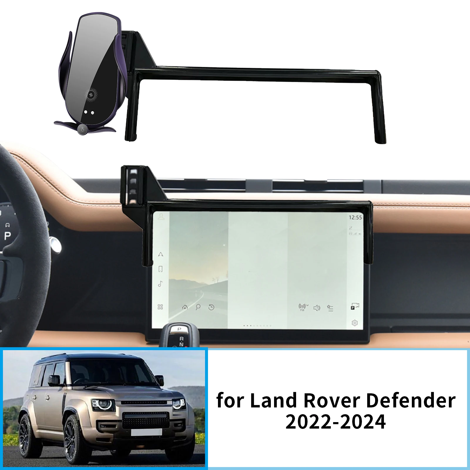 Car Mobile Phone Holder for Land Rover Defender 2022-2024 GPS Bracket Navigation Stand Auto Accessories
Car Mobile Phone Holder for Land Rover Defender 2022-2024 GPS Bracket Navigation Stand Auto Accessories