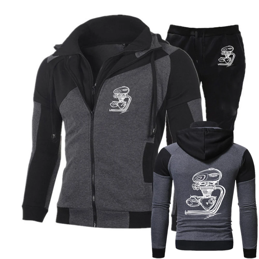 Motorcycle Engine Modified Retro The new men's slant zippers suit has a unique and fashionable style hoodies
Motorcycle Engine Modified Retro The new men's slant zippers suit has a unique and fashionable style hoodies