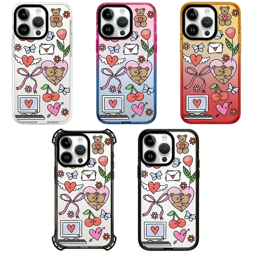Bear Cartoon Acrylic Border Protective iPhone Case Cover for 16 15 14 13 12 Pro Max Case
Bear Cartoon Acrylic Border Protective iPhone Case Cover for 16 15 14 13 12 Pro Max Case
