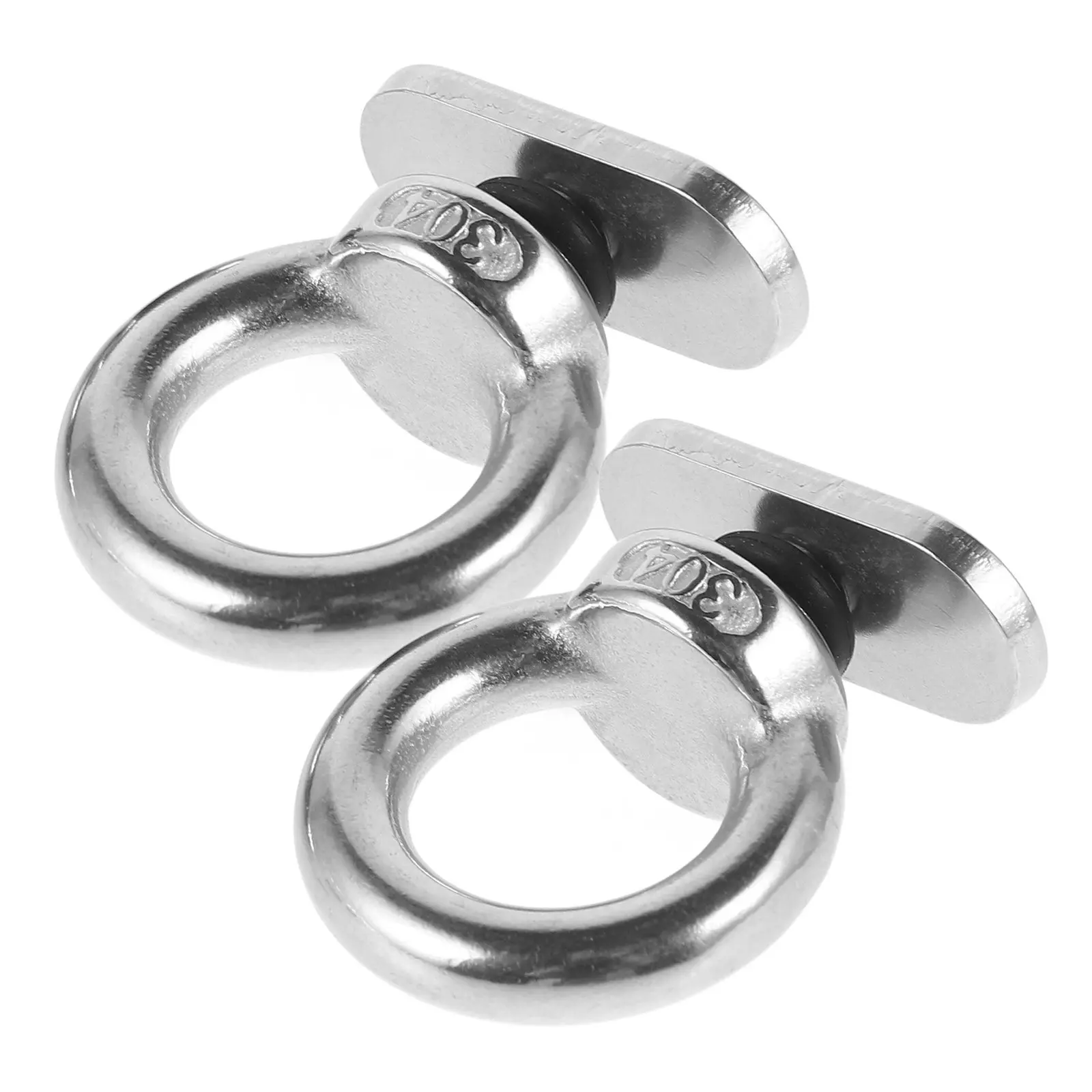 2Pcs Stainless Steel Kayak Track Mount Tie Down Eyelet M6 for Rvs Canoes Tents Boats Marine Outdoor Use Corrosion Resistant 304
2Pcs Stainless Steel Kayak Track Mount Tie Down Eyelet M6 for Rvs Canoes Tents Boats Marine Outdoor Use Corrosion Resistant 304