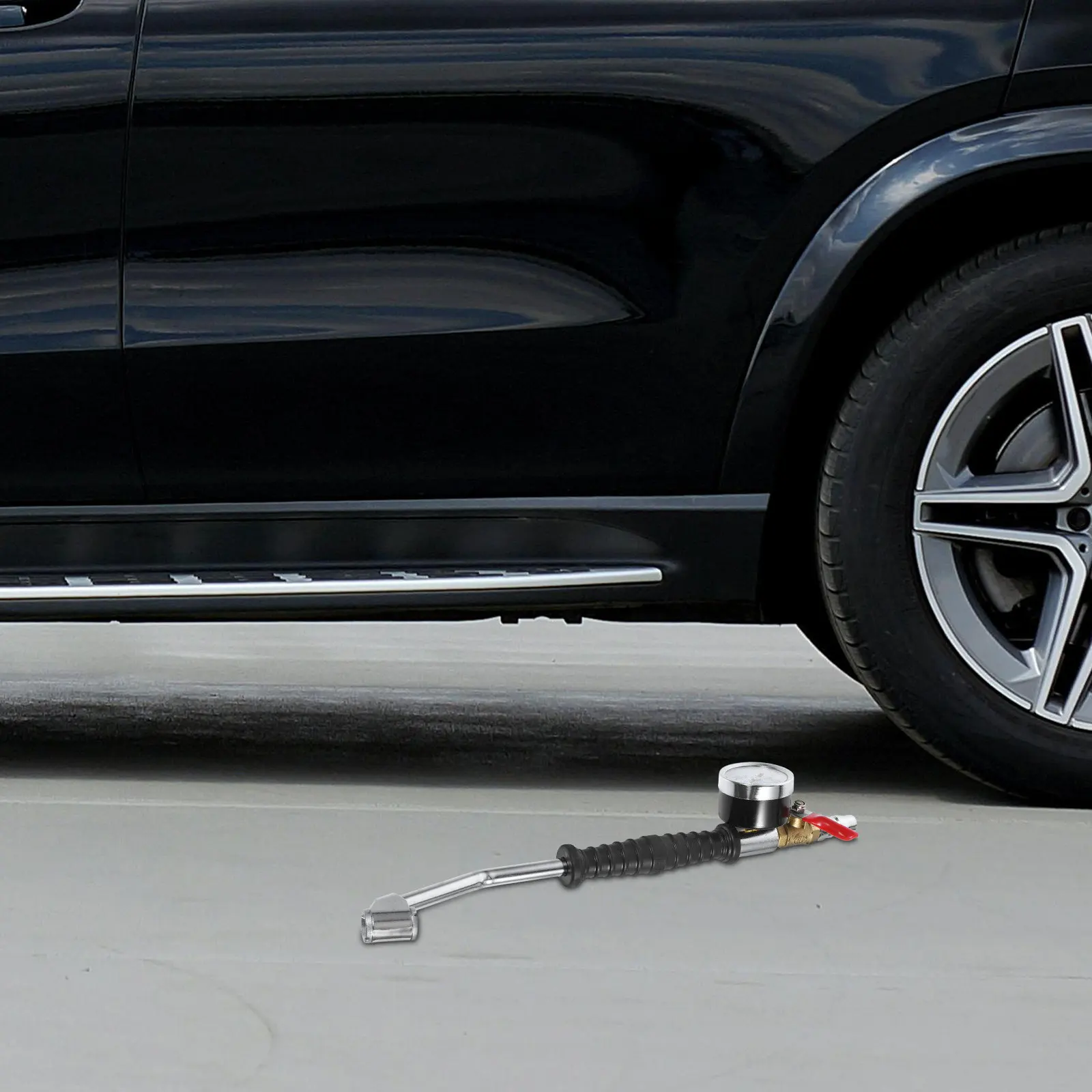 Car Tire Inflator Gauge Portable Air Chuck with Pressure Gauge for Heavy Duty Tires Accurate Inflation Tool for Truck Motorcycle
Car Tire Inflator Gauge Portable Air Chuck with Pressure Gauge for Heavy Duty Tires Accurate Inflation Tool for Truck Motorcycle