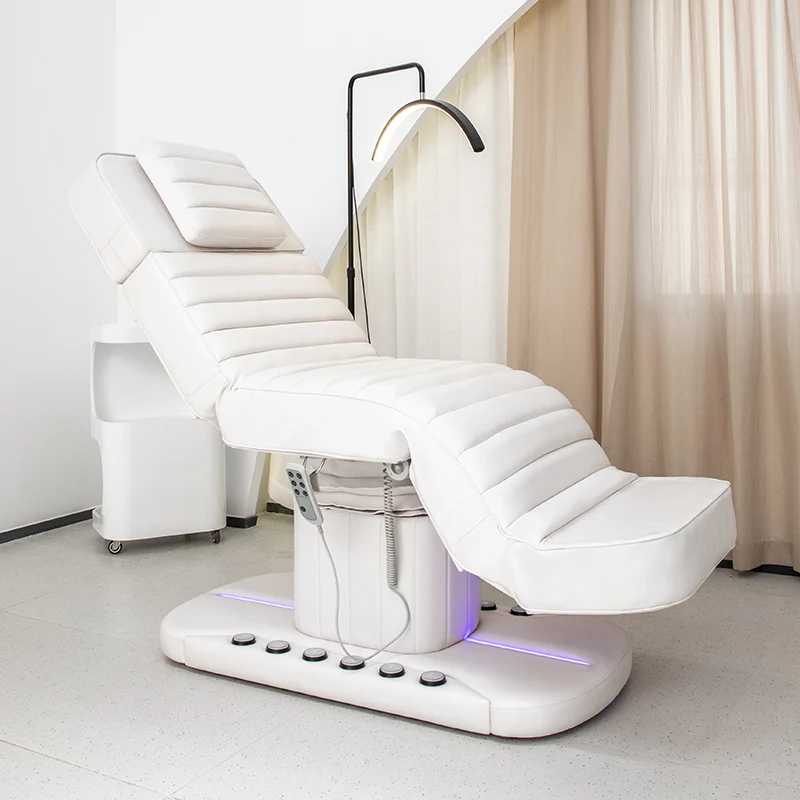Luxury High Quality Modern Synthetic Leather Electric Massage Bed for Salon Hotel & Gym Use White Color
Luxury High Quality Modern Synthetic Leather Electric Massage Bed for Salon Hotel & Gym Use White Color