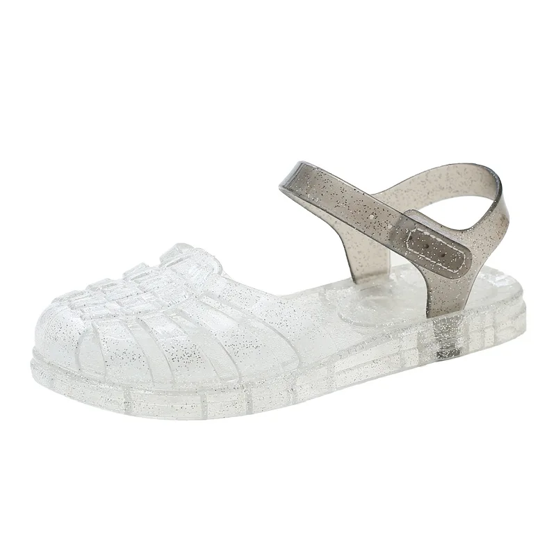 Kids Summer Flat Non-slip Sandals Toddlers Lightweight Hollow Shoes Fashionable Children's Shiny Sandals Girls Jelly Beach Shoes
Kids Summer Flat Non-slip Sandals Toddlers Lightweight Hollow Shoes Fashionable Children's Shiny Sandals Girls Jelly Beach Shoes