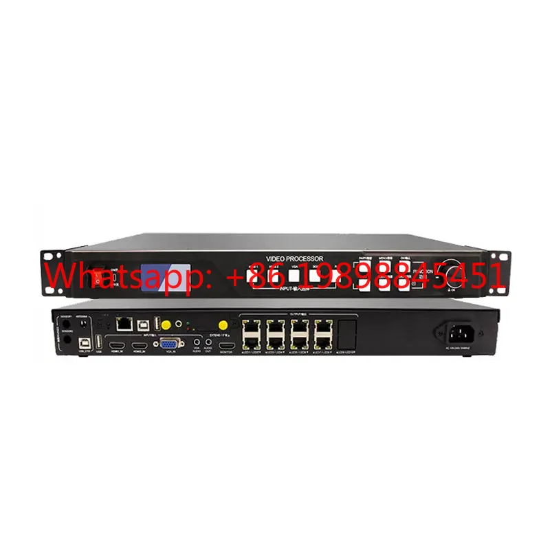 ZH-Z8E LED Video Processor 8 Gigabit Ports 5.2M Pixels All-in-One Controller Indoor Outdoor Full Color LED Display Screen
ZH-Z8E LED Video Processor 8 Gigabit Ports 5.2M Pixels All-in-One Controller Indoor Outdoor Full Color LED Display Screen