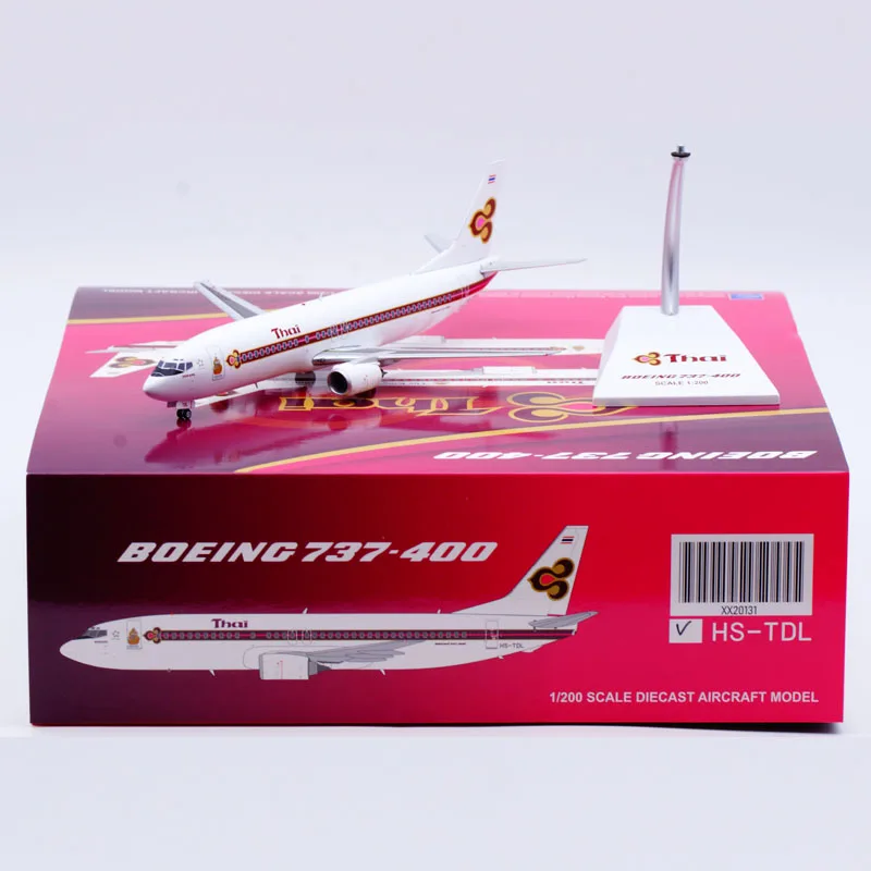 XX20131 Коллекционный самолет из сплава в подарок JC Wings 1:200 Thai Airways «StarAlliance» Boeing B737-400 Литая под давлением модель самолета HS-TDL
XX20131 Коллекционный самолет из сплава в подарок JC Wings 1:200 Thai Airways «StarAlliance» Boeing B737-400 Литая под давлением модель самолета HS-TDL