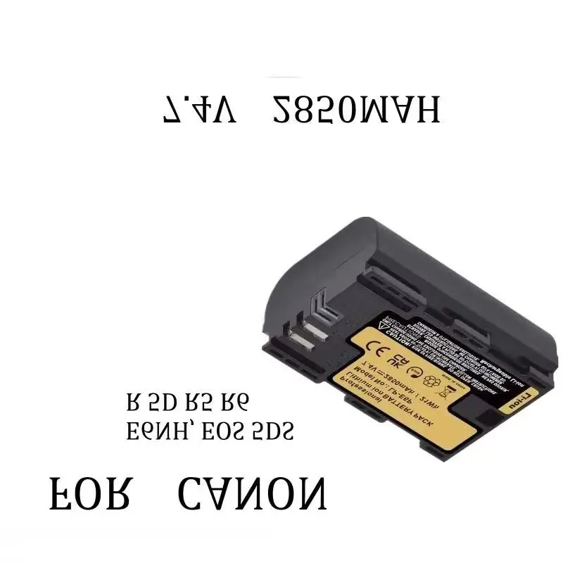 2850mah LP E6P Battery Suitable for Canon LP-E6P E6NH EOS 5DS R 5D R5 R6 Multi Model Long Endurance Digital Battery
2850mah LP E6P Battery Suitable for Canon LP-E6P E6NH EOS 5DS R 5D R5 R6 Multi Model Long Endurance Digital Battery