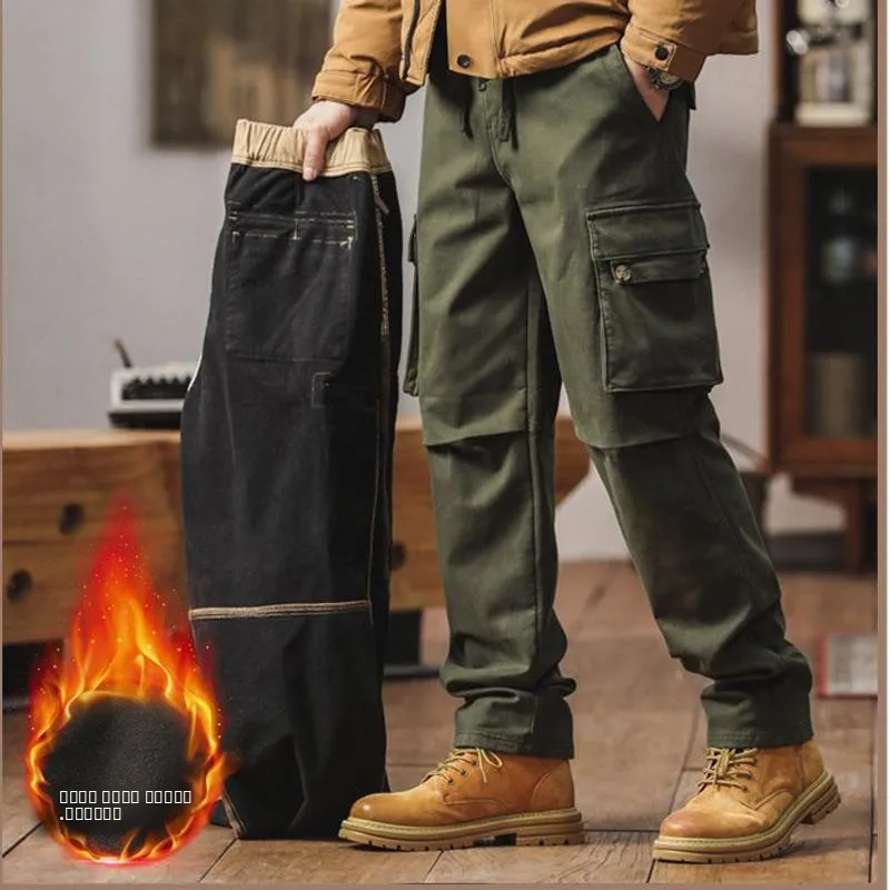 Мужские рабочие брюки Thiened Fce для осени и зимы, свободные повседневные брюки прямого кроя в американском ретро-стиле от модного бренда
Мужские рабочие брюки Thiened Fce для осени и зимы, свободные повседневные брюки прямого кроя в американском ретро-стиле от модного бренда