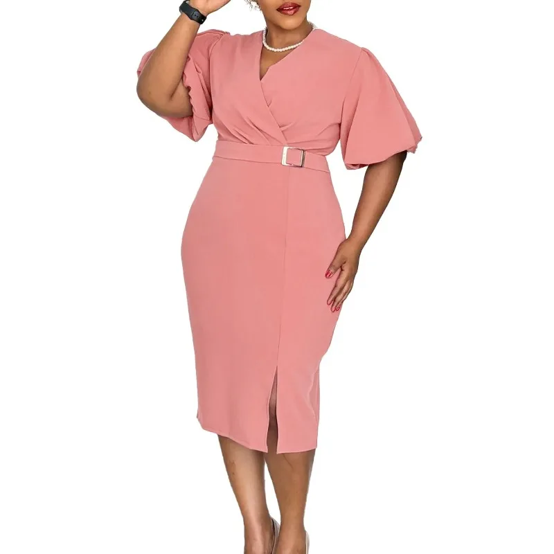 Dashiki African Dresses for Women Summer Elegant African Short Sleeve V-neck Polyester Bodycon Dress African Clothes Outfits
Dashiki African Dresses for Women Summer Elegant African Short Sleeve V-neck Polyester Bodycon Dress African Clothes Outfits