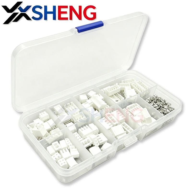 230PCS XH2.54 2.54mm Pitch Terminal KITs Housing Bent Needle Pin Header JST JC3 2P 3P 4P 5-Pin Connector Wire Connectors Adaptor
230PCS XH2.54 2.54mm Pitch Terminal KITs Housing Bent Needle Pin Header JST JC3 2P 3P 4P 5-Pin Connector Wire Connectors Adaptor