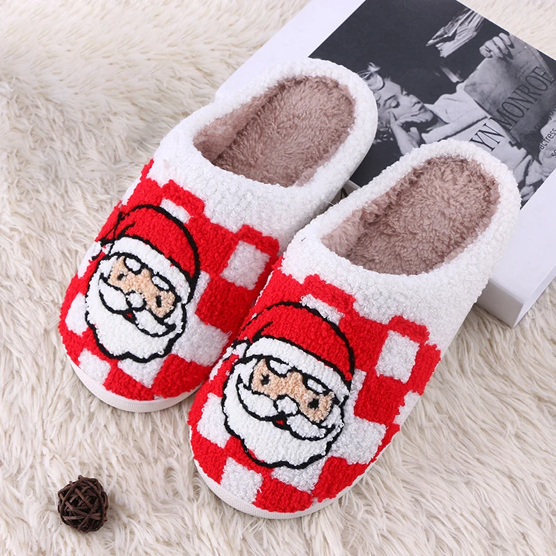 Santa Claus Fluffy Women Slippers House Winter Christmas Designer Shoes Girls Indoor Fuzzy Fur Slides Unisex Soft Non-Slip Gifts
Santa Claus Fluffy Women Slippers House Winter Christmas Designer Shoes Girls Indoor Fuzzy Fur Slides Unisex Soft Non-Slip Gifts