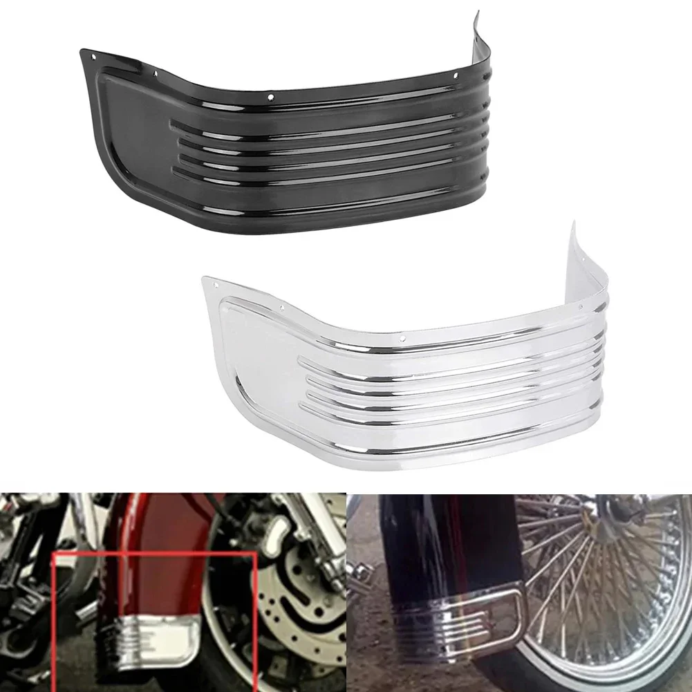 Chrome/Black Motorbike Front Fender Trim Skirt Protection Guard For Harley Touring Electra Glide Softail FLHR FLHX 1980-2013
Chrome/Black Motorbike Front Fender Trim Skirt Protection Guard For Harley Touring Electra Glide Softail FLHR FLHX 1980-2013