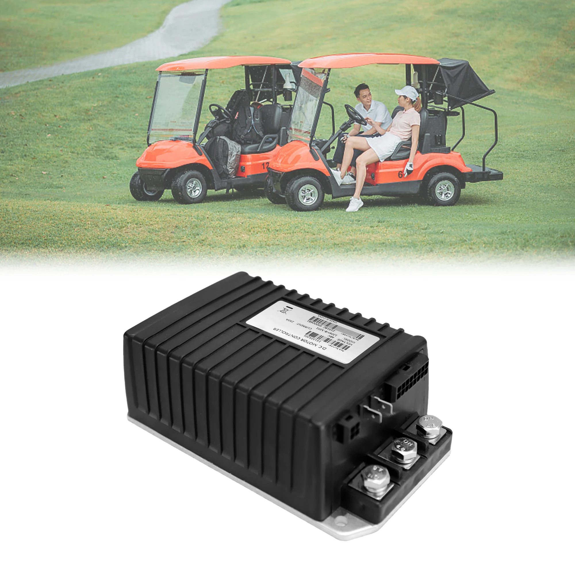 48V 250A Speed Controller, 1206HB-5201 Golf Cart Motor Controller for 2010-UP Curtis EZGO TXT Cushman Express S4 Terrain 250
48V 250A Speed Controller, 1206HB-5201 Golf Cart Motor Controller for 2010-UP Curtis EZGO TXT Cushman Express S4 Terrain 250