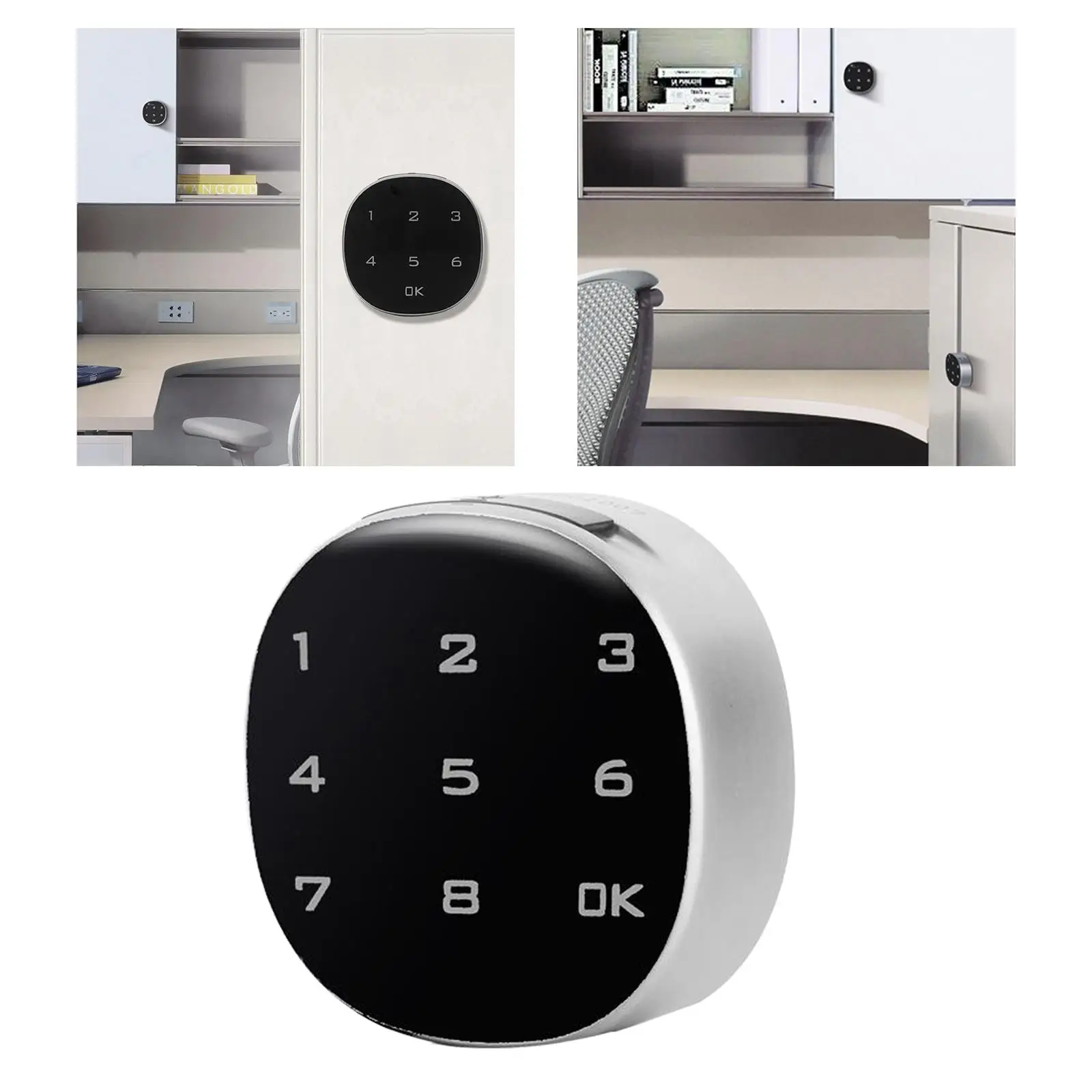 Electronic Door Lock, 8 Password High Security Drawer Cabinets Digital Lock , 30mm 
Electronic Door Lock, 8 Password High Security Drawer Cabinets Digital Lock , 30mm