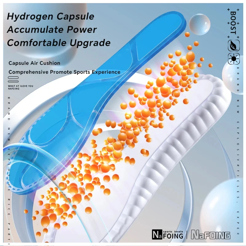 New Triple Shock Absorbing Sport Insoles For Shoes High Elasticity Sole Pad PU Memory Foam Cushion Super Soft Sneakers Soles
New Triple Shock Absorbing Sport Insoles For Shoes High Elasticity Sole Pad PU Memory Foam Cushion Super Soft Sneakers Soles