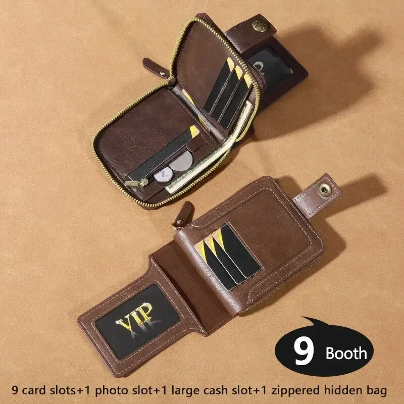 Men's Fashionable Tree Pattern Zipper Buckle, Credit Card Card Holder, Zipper Coin Storage Zipper Button Closure Business Walle
Men's Fashionable Tree Pattern Zipper Buckle, Credit Card Card Holder, Zipper Coin Storage Zipper Button Closure Business Walle