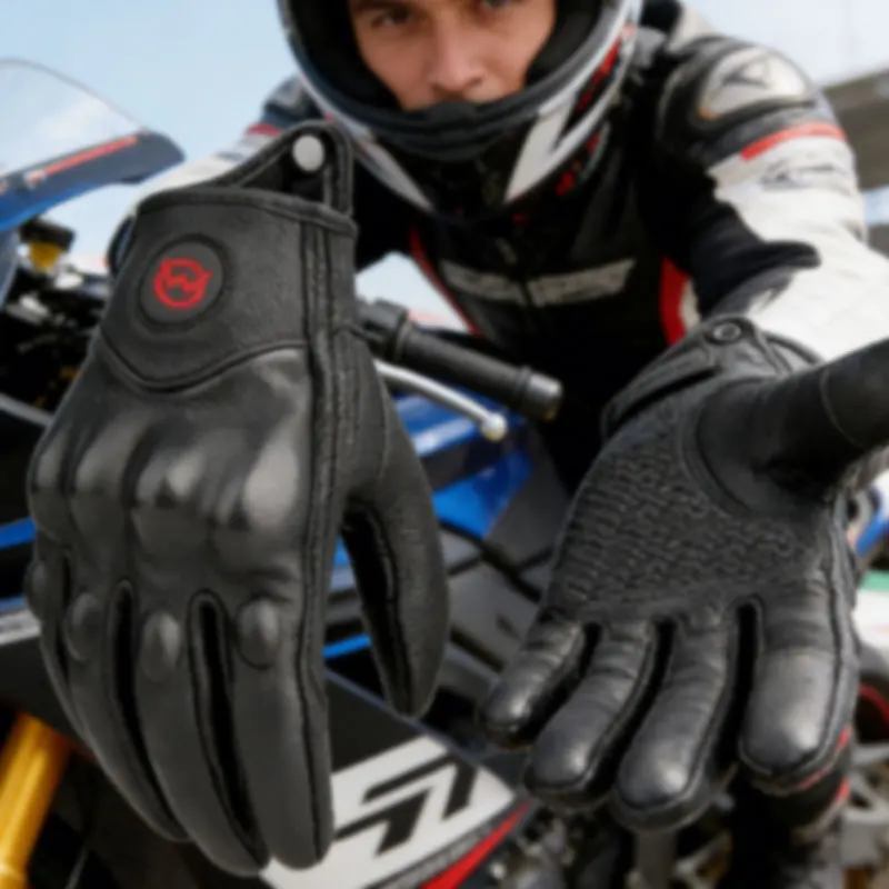 4 Season Driving Supertech Black Motorcycle with Perforated Holes Gloves Racing Glove Motorbike Race Touch Screen Bike Knight
4 Season Driving Supertech Black Motorcycle with Perforated Holes Gloves Racing Glove Motorbike Race Touch Screen Bike Knight