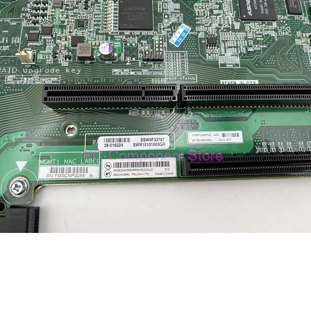 Server Motherboard RD450 RD350 V3 V4 00HV173 00HV371 VER:2.0
Server Motherboard RD450 RD350 V3 V4 00HV173 00HV371 VER:2.0