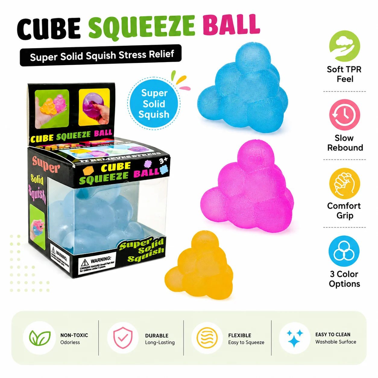 Needoh Grape Magic Cube Stress Relief Toy - The Fun-to-Play-with Stress Relief Tool That Helps Adults Relieve Anxiety
Needoh Grape Magic Cube Stress Relief Toy - The Fun-to-Play-with Stress Relief Tool That Helps Adults Relieve Anxiety