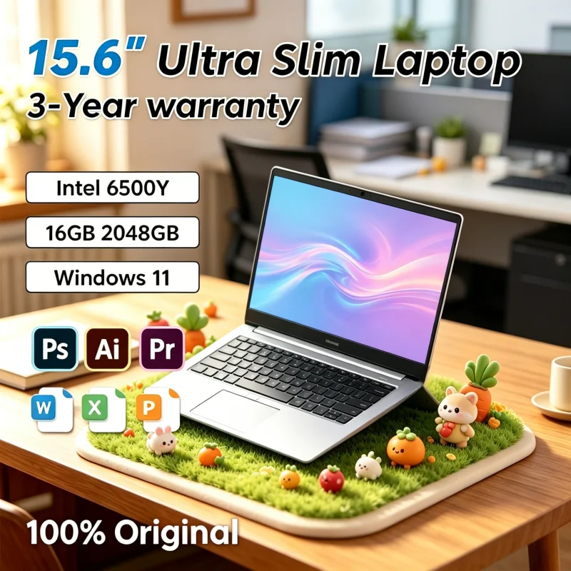 Ingenious 2026 Pygmy Build 15.6 Laptop Intel 6500Y 32GB RAM 2TB SSD 5000mAh Windows 11 Backlit Keyboard Fingerprint for Clever
Ingenious 2026 Pygmy Build 15.6 Laptop Intel 6500Y 32GB RAM 2TB SSD 5000mAh Windows 11 Backlit Keyboard Fingerprint for Clever