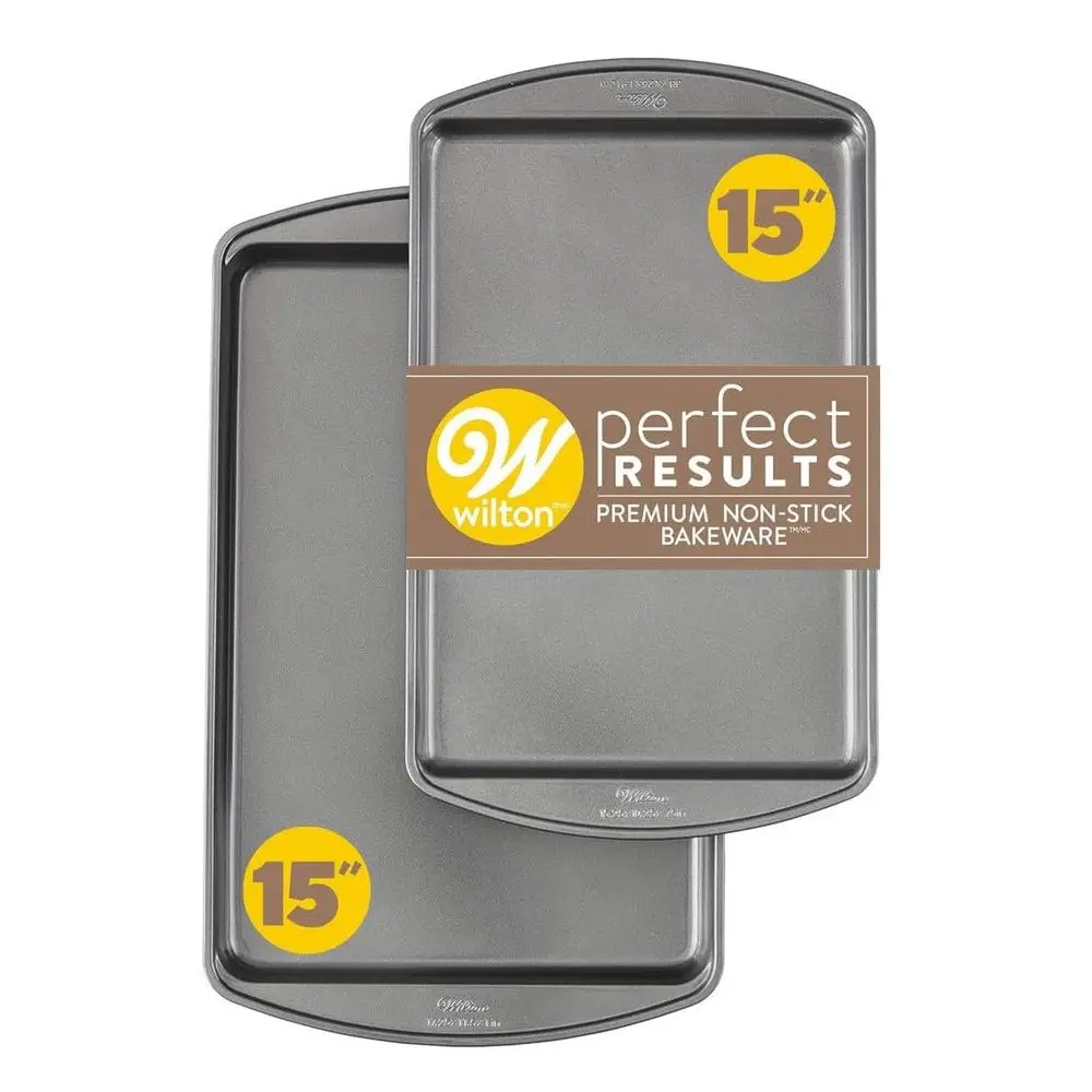 Набор противней для выпечки печенья Perfect Results, антипригарные, средние, 15 x 10 дюймов, 2 штуки, стальные, устойчивые к царапинам, можно мыть в посудомоечной машине.
Набор противней для выпечки печенья Perfect Results, антипригарные, средние, 15 x 10 дюймов, 2 штуки, стальные, устойчивые к царапинам, можно мыть в посудомоечной машине.