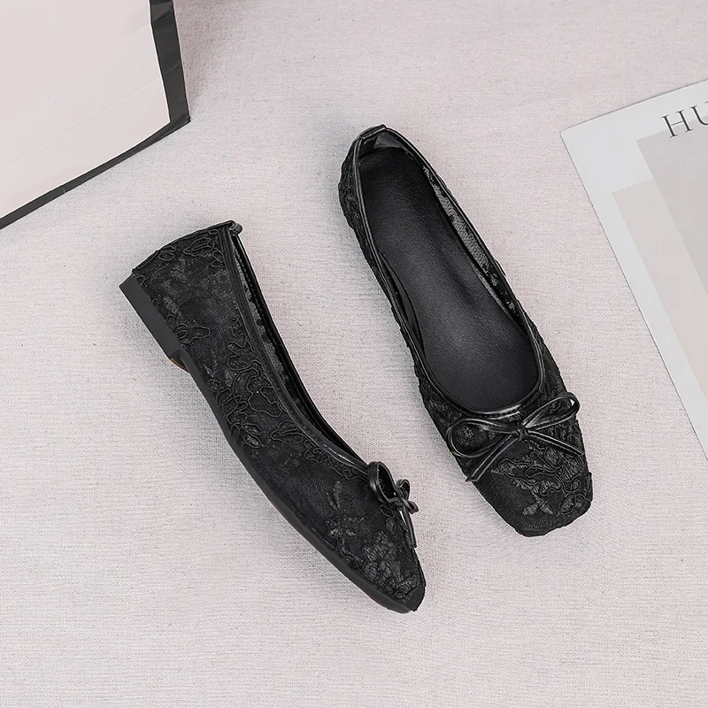 2026 Woman's New Summer Mesh Lace Flat Sole Casual Nude Shoes Soft Sole Non Slip Slip-On Shallow Bow Sandals Round Toe Nude Shoe
2026 Woman's New Summer Mesh Lace Flat Sole Casual Nude Shoes Soft Sole Non Slip Slip-On Shallow Bow Sandals Round Toe Nude Shoe