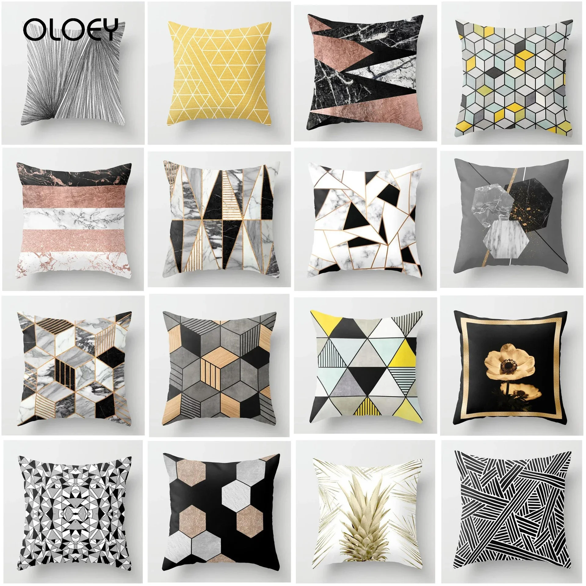 Geometric Sleeve Cushion Pillowcase Polyester Pillowcase Bed Decorative Pillowcase Home Hotel Car Decorative Backrest
Geometric Sleeve Cushion Pillowcase Polyester Pillowcase Bed Decorative Pillowcase Home Hotel Car Decorative Backrest