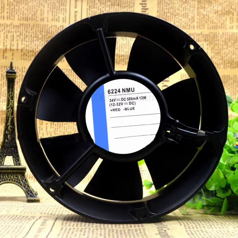 H FOR EBMPAP 500mA 12W DC24V 6224 NMU 17CM Axial Circular Industrial control fan
H FOR EBMPAP 500mA 12W DC24V 6224 NMU 17CM Axial Circular Industrial control fan