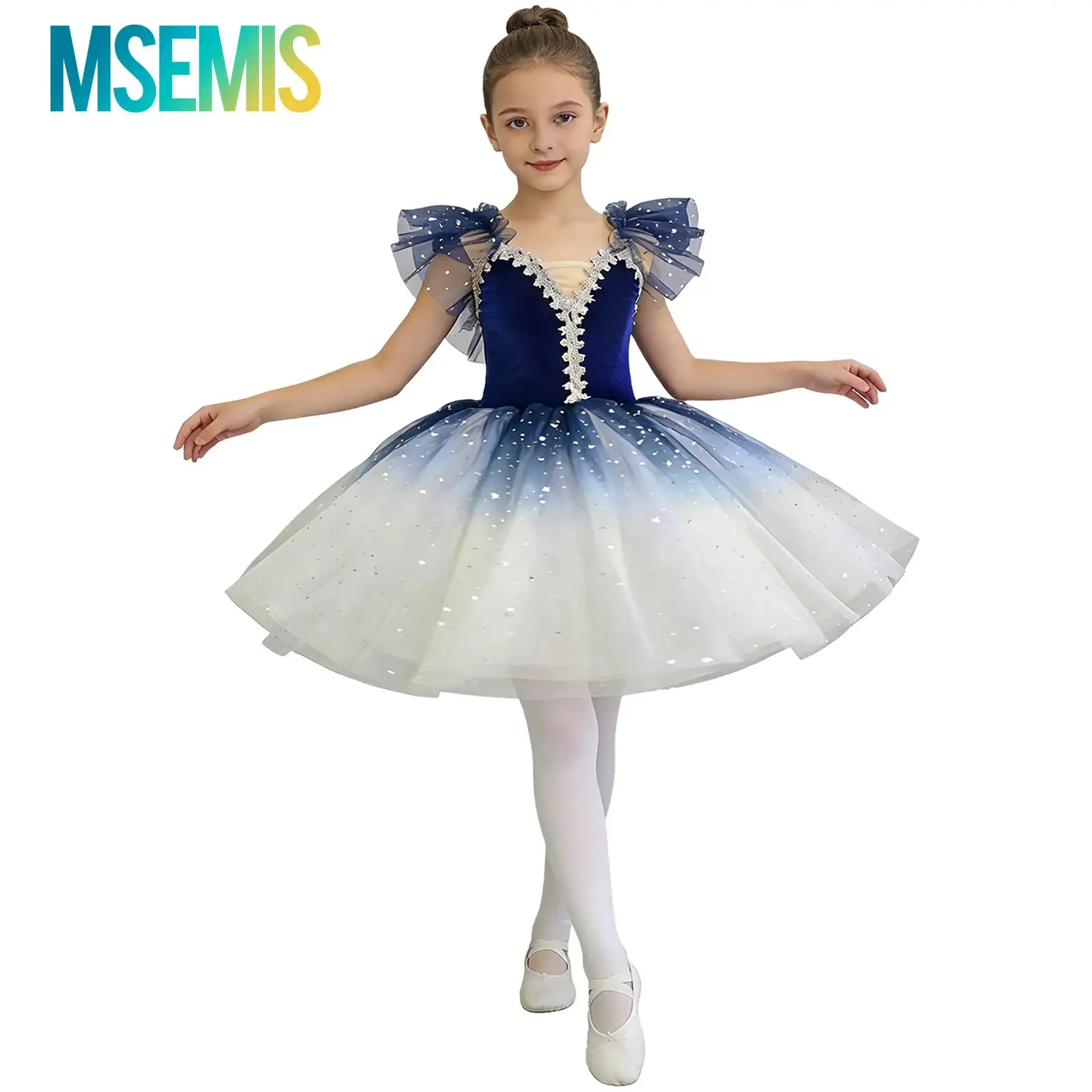 Kids Girls Ballet Stage Dance Performance Dress Ballerina Tutu Princess Fairy Costume Bodice Shiny Sequin Tulle Tutu Dress
Kids Girls Ballet Stage Dance Performance Dress Ballerina Tutu Princess Fairy Costume Bodice Shiny Sequin Tulle Tutu Dress