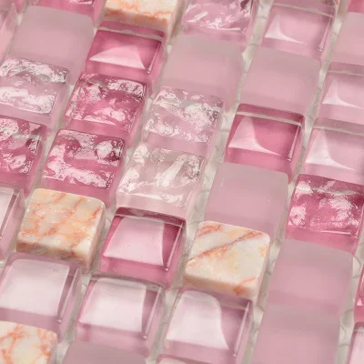 Фиолетовое, розовое хрустальное стекло толщиной 8 мм, мозаичная плитка из смешанного камня, кухонный фартук «сделай сам», ванная комната, камин, настенный кирпичный декор
Фиолетовое, розовое хрустальное стекло толщиной 8 мм, мозаичная плитка из смешанного камня, кухонный фартук «сделай сам», ванная комната, камин, настенный кирпичный декор