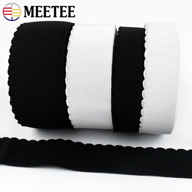 5/10M Meetee 10-50mm Nylon Elastic Band Underwear Bra Strap Belt Sling Lace Trim Strech Tape Rubber Bands DIY Sewing Accessories
5/10M Meetee 10-50mm Nylon Elastic Band Underwear Bra Strap Belt Sling Lace Trim Strech Tape Rubber Bands DIY Sewing Accessories