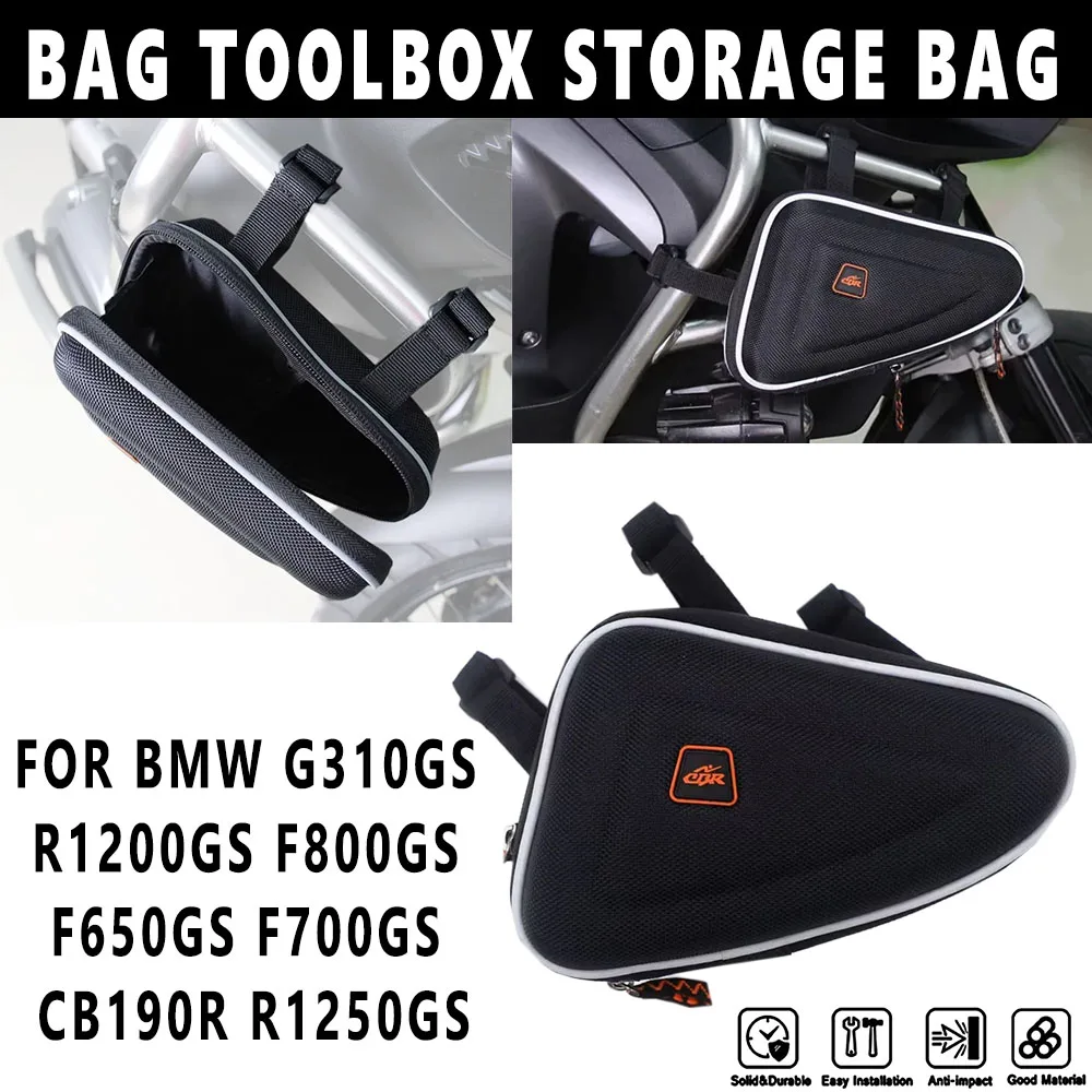 Motorcycle NEW Bag Frame Storage Bag Mini Bag Toolbox Storage Bag For BMWG310GS R1200GS F800GS F650GS F700GS CB190R R1250GS
Motorcycle NEW Bag Frame Storage Bag Mini Bag Toolbox Storage Bag For BMWG310GS R1200GS F800GS F650GS F700GS CB190R R1250GS