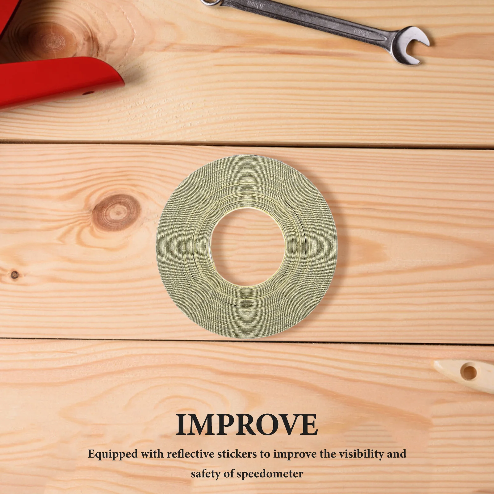 Speedometer Reflective Paper Tachometer Tape Reflective Strips High Accuracy Versatile Use Portable Design Enhanced Visibility 
Speedometer Reflective Paper Tachometer Tape Reflective Strips High Accuracy Versatile Use Portable Design Enhanced Visibility