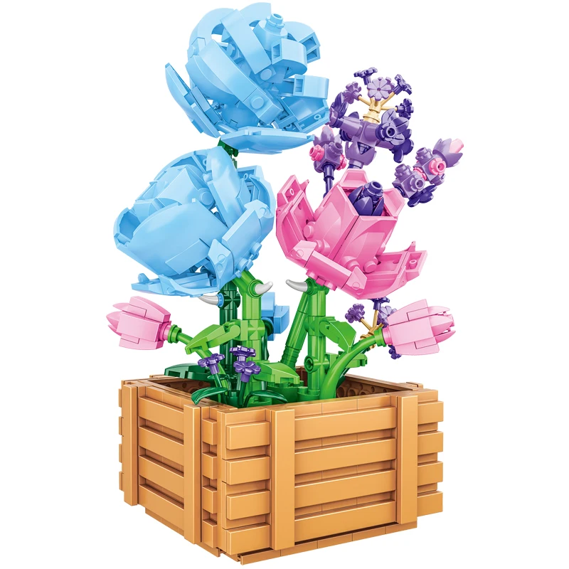 Building Block Bouquet 3D Model Toy Home Decoration Plant Potted Lotus Flower Assembly Brick Girl Toy Child Gift
Building Block Bouquet 3D Model Toy Home Decoration Plant Potted Lotus Flower Assembly Brick Girl Toy Child Gift