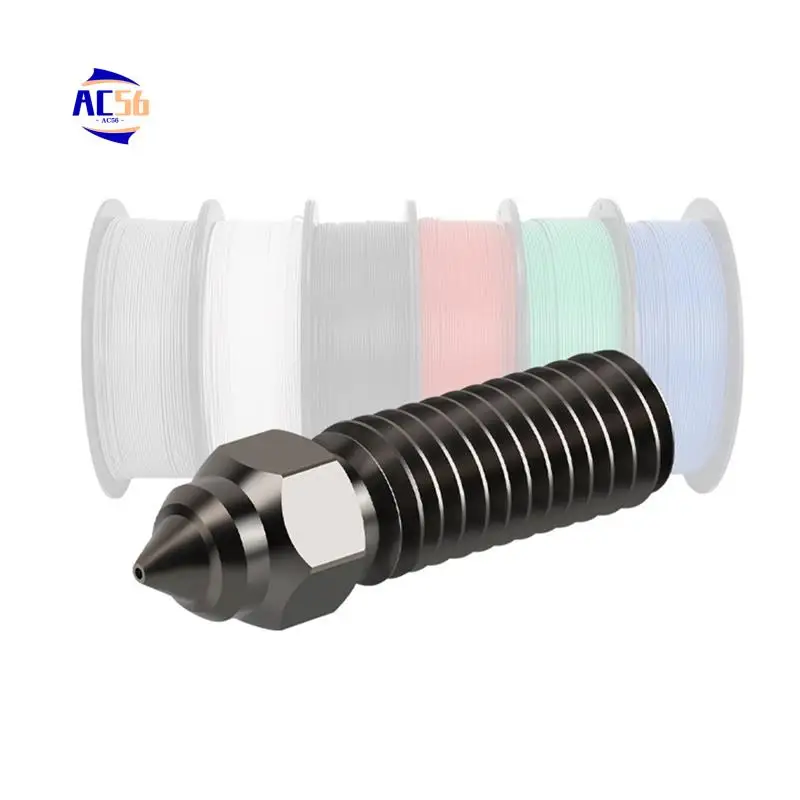 AC56-K1 Nozzle Kit 3D Printer Nozzles, Hardened Steel Nozzle Copper Alloy Extruder Nozzles For K1, K1 MAX 3D Printer Replacement
AC56-K1 Nozzle Kit 3D Printer Nozzles, Hardened Steel Nozzle Copper Alloy Extruder Nozzles For K1, K1 MAX 3D Printer Replacement