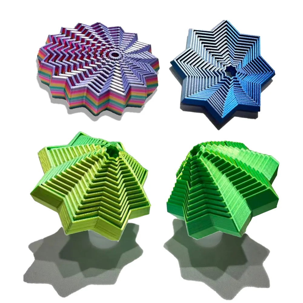 2pcs 3D Printed Radish Tower Puzzle Toys Octagon Fidget Sensory Spinner Stress Relief Decompression Toy for Kids and Adults
2pcs 3D Printed Radish Tower Puzzle Toys Octagon Fidget Sensory Spinner Stress Relief Decompression Toy for Kids and Adults