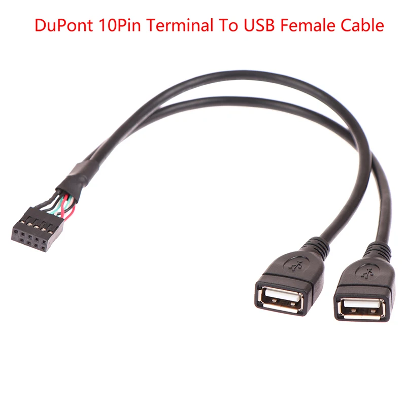 1 Point 2 Computer Motherboard Machine One Point Two 2.54 Pitch 10Pin Terminal To USB Female Data Extension Cable
1 Point 2 Computer Motherboard Machine One Point Two 2.54 Pitch 10Pin Terminal To USB Female Data Extension Cable