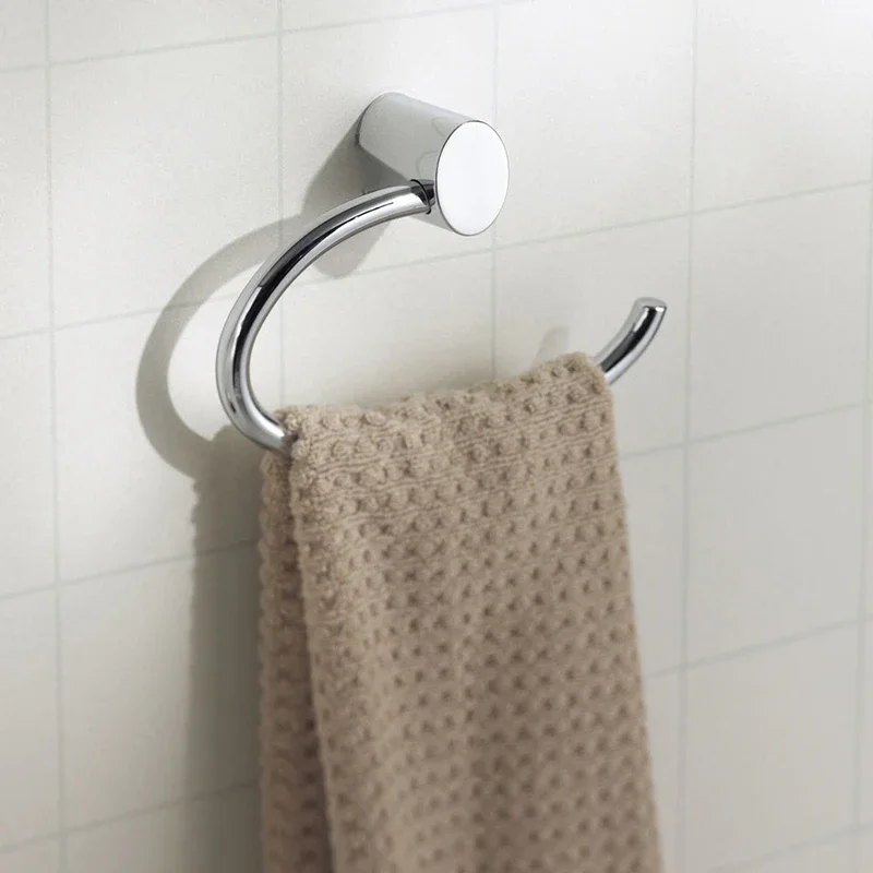 Towel rack, zinc alloy bathroom storage rack, towel rack, bathroom hardware hanging set, perforated
Towel rack, zinc alloy bathroom storage rack, towel rack, bathroom hardware hanging set, perforated