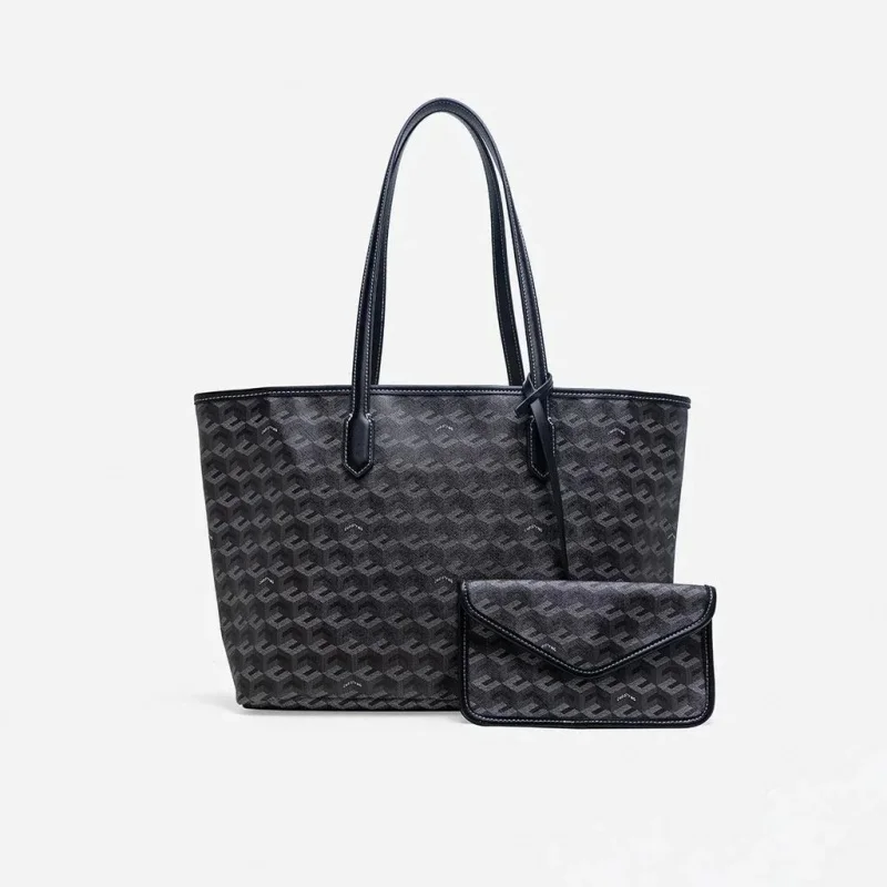 Large Geometric Print Tote Bag 2-in-1 Set Women's Daily Commute Shoulder Handbag with Pouch
Large Geometric Print Tote Bag 2-in-1 Set Women's Daily Commute Shoulder Handbag with Pouch
