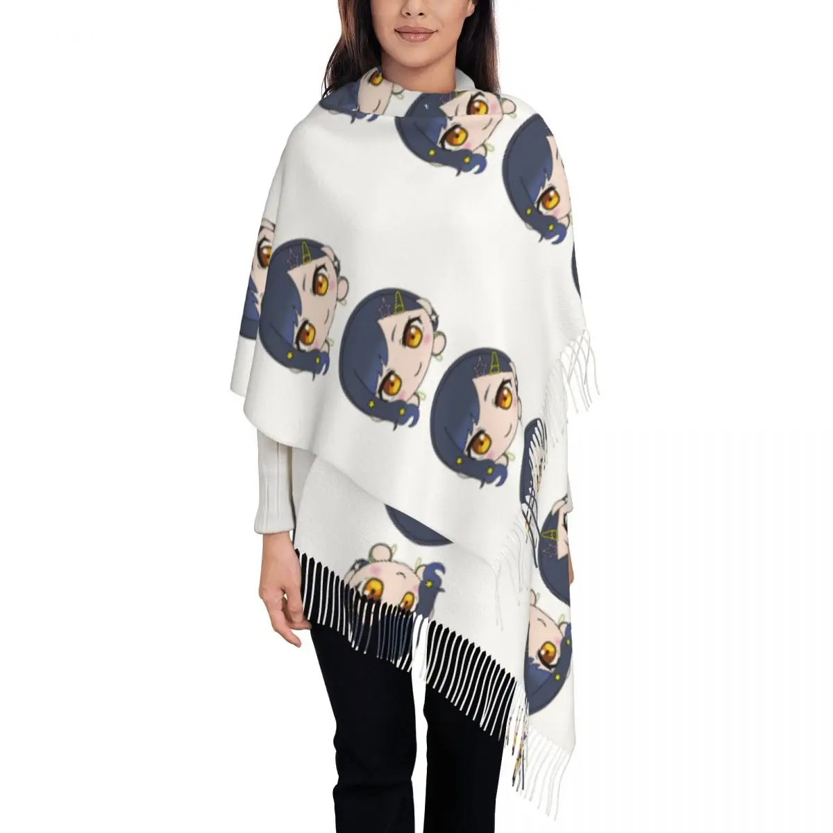 An Shiraishi Chibi Plushie Scarf Tassel Scarves Women Soft Warm Shawls and Wraps Long Fall Winter Shawl Wrap
An Shiraishi Chibi Plushie Scarf Tassel Scarves Women Soft Warm Shawls and Wraps Long Fall Winter Shawl Wrap