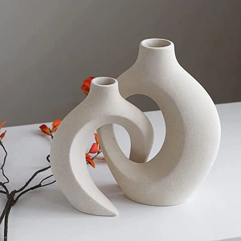 Vase Nordic Ceramic Vase Snuggle Set White Matte Creative Vase INS Flower Pot Living Room Home Offical Desktop Decor Accessories
Vase Nordic Ceramic Vase Snuggle Set White Matte Creative Vase INS Flower Pot Living Room Home Offical Desktop Decor Accessories