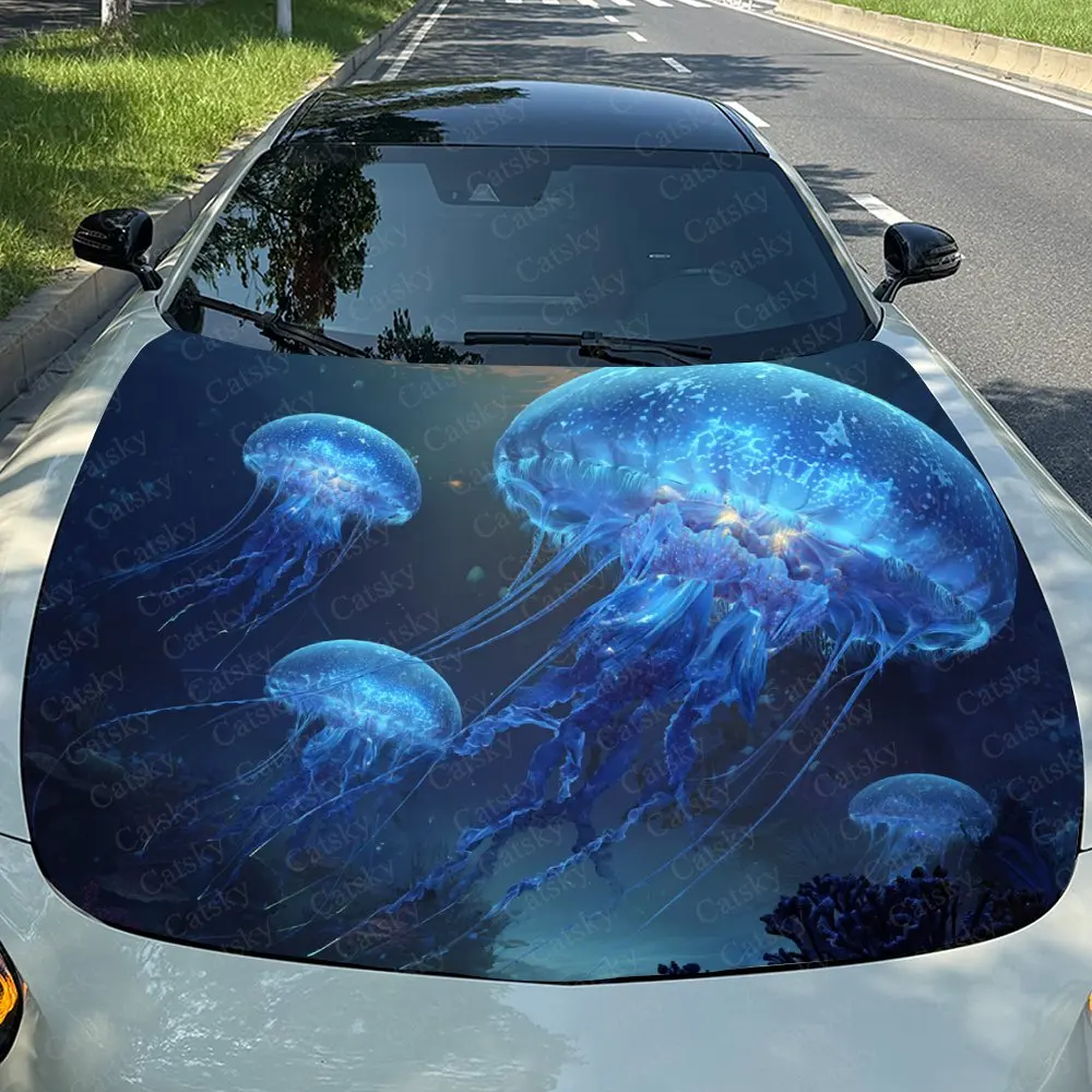 Blue Glowing Jellyfish Car Hood Wrap Color Vinyl Sticker Truck Graphic Bonnet Auto Accessories Decoration Protect Decal Gift
Blue Glowing Jellyfish Car Hood Wrap Color Vinyl Sticker Truck Graphic Bonnet Auto Accessories Decoration Protect Decal Gift