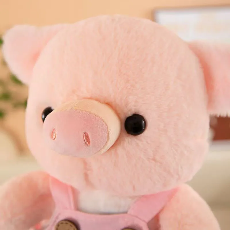 Cute Pink Pig Plush Toy with Pink Overalls Soft Fluffy Stuffed Animal Doll Kids Gift Home Bedroom Decor Lovely Piggy Toy Gifts
Cute Pink Pig Plush Toy with Pink Overalls Soft Fluffy Stuffed Animal Doll Kids Gift Home Bedroom Decor Lovely Piggy Toy Gifts